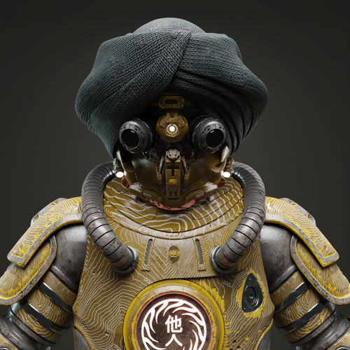 Sakuyer NFT #001 Turban Robot
